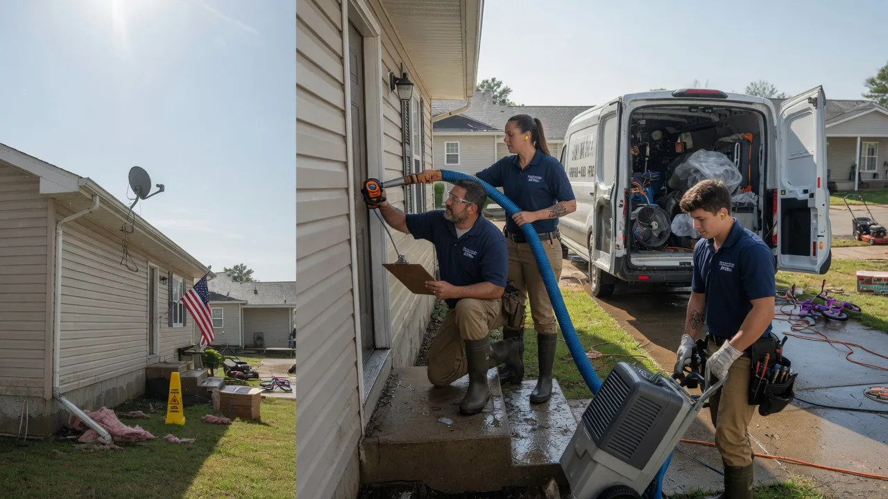 Ceiling Water Damage Restoration in Hickory Plains, AR near me